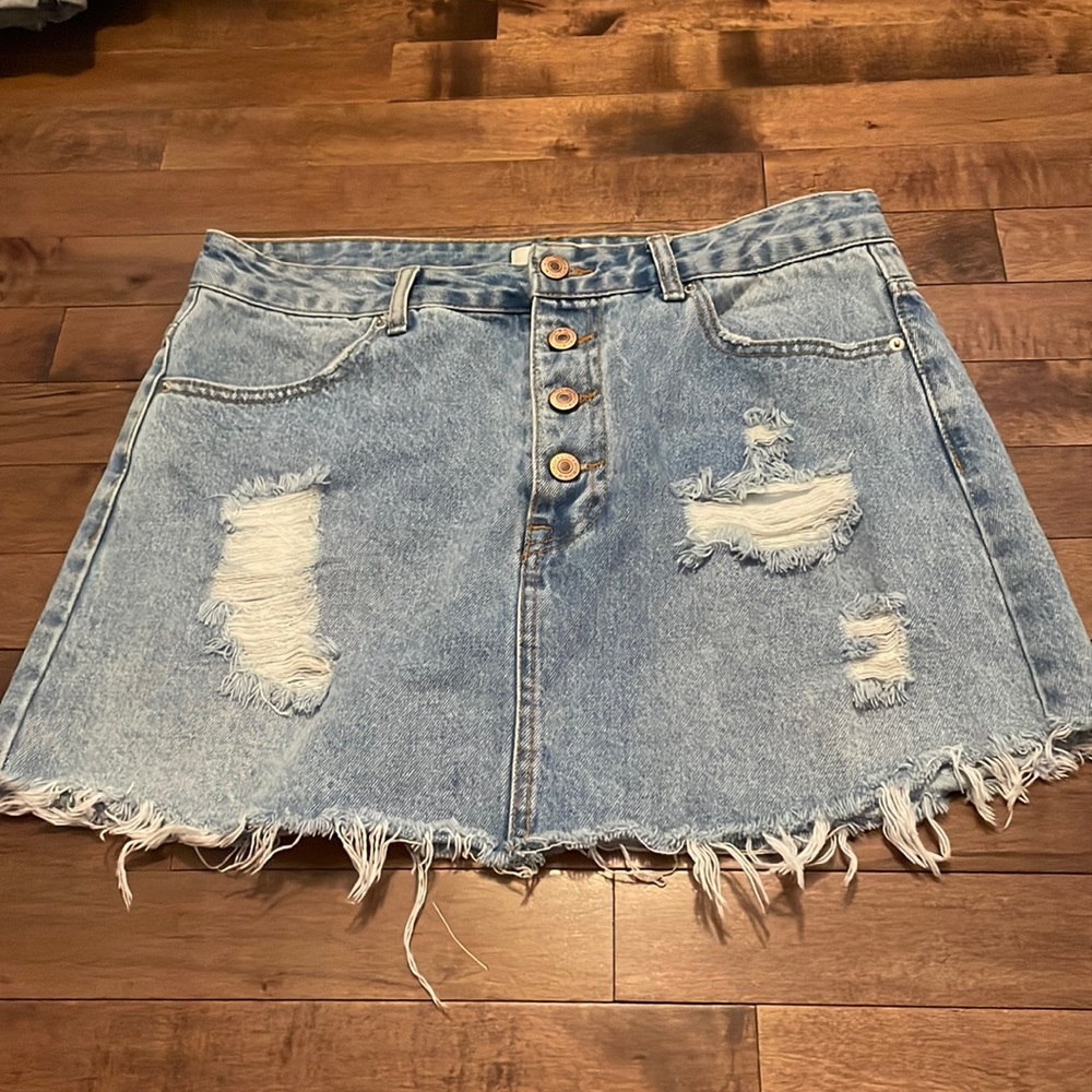 Jean skirt